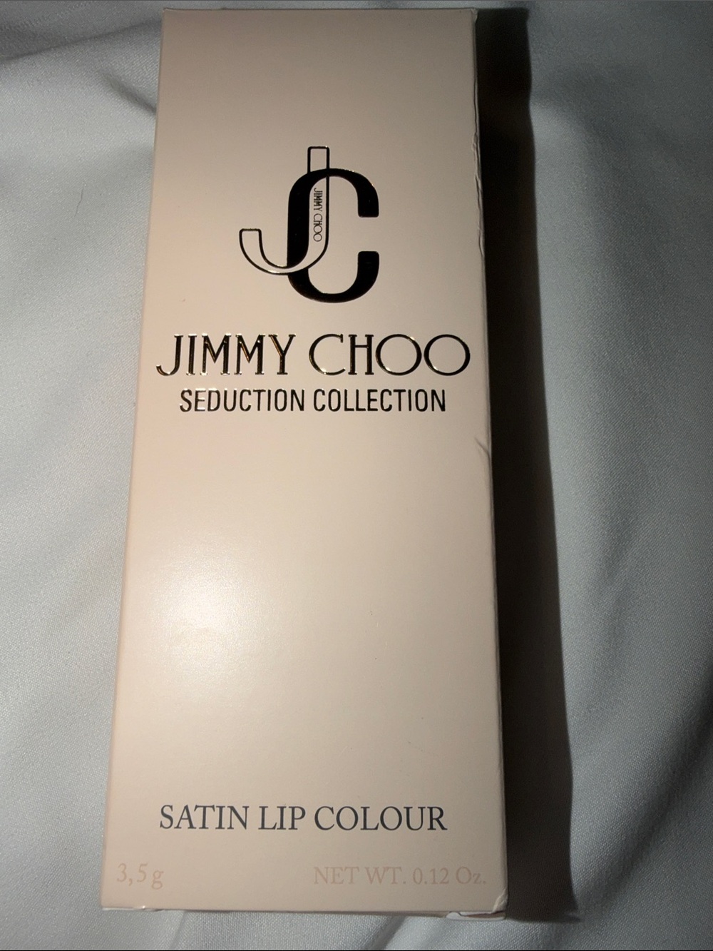 NIB Jimmy Choo Satin Lip Colour Box - 007 Hot Pink